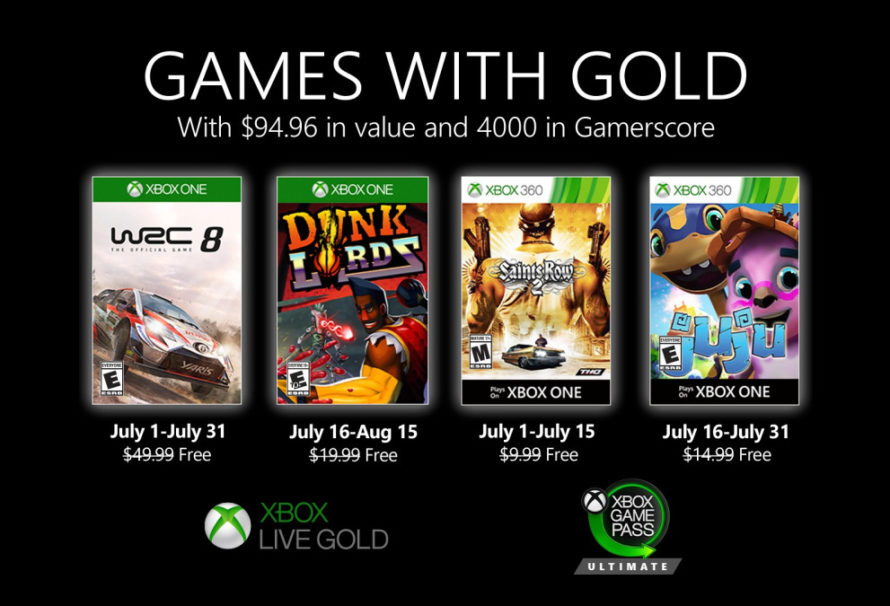 Here’s Your July Games With Gold
