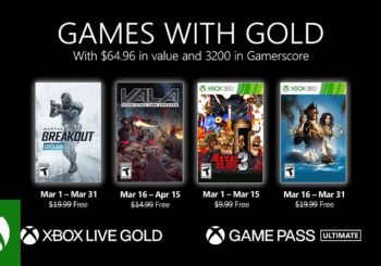 New Games with Gold for March 2021