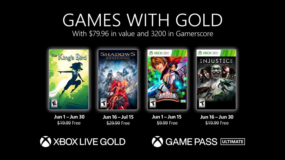 Your Games With Gold For June 2021