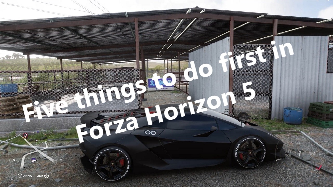 Five Things You Should Do When Starting Forza Horizon 5